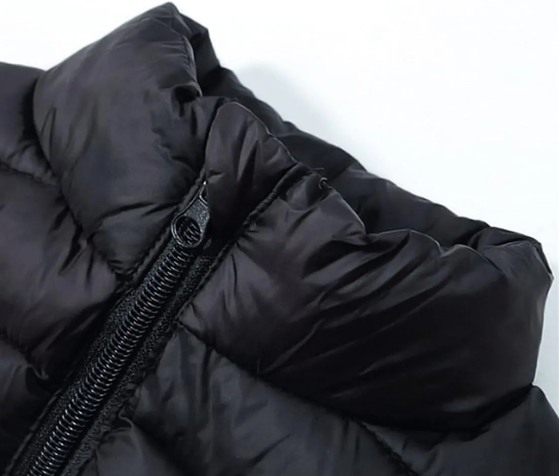 Boys Girls Lightweight Down Vest, Winter Warm Zip Up Sleeveless Vest, Water-Resistant Packable Puffer Jacket