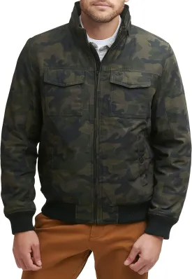 Dockers Men's Quilted Lined Flight Bomber Jacket