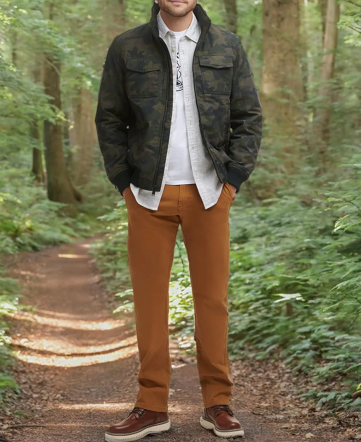 Dockers Men's Quilted Lined Flight Bomber Jacket