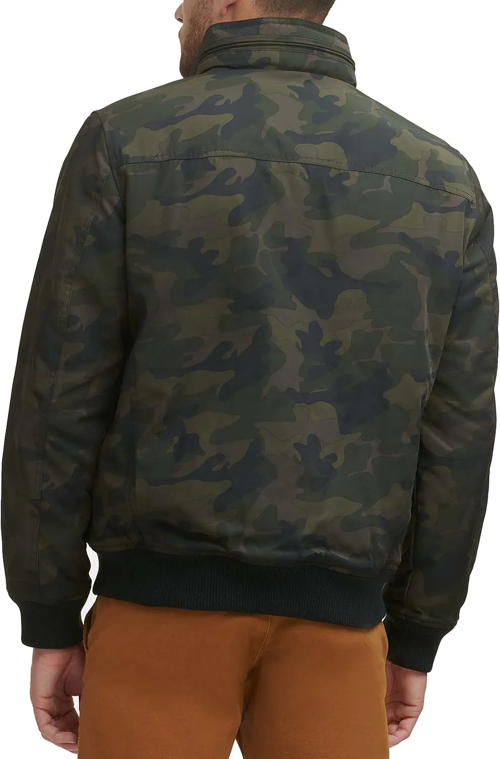 Dockers Men's Quilted Lined Flight Bomber Jacket