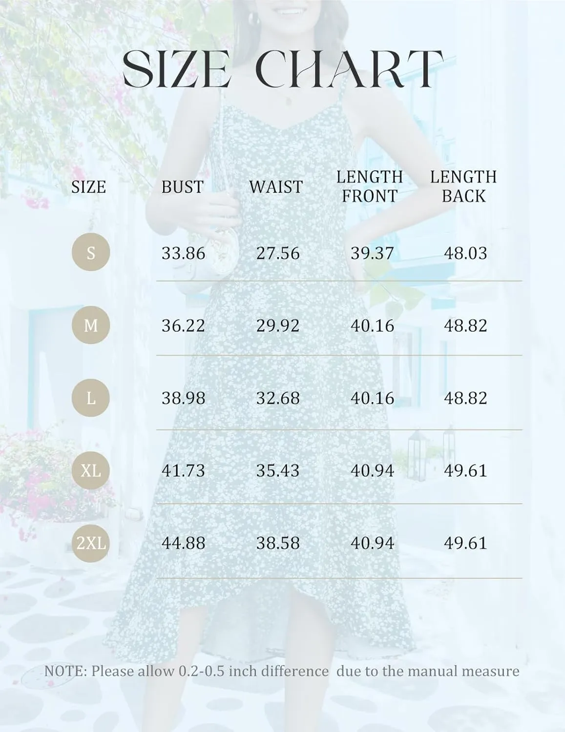 DRESSTELLS Women's Floral Summer Dress 2025, High Low Boho Strap Ruffle Casual Sundress