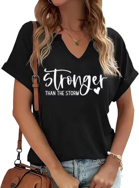 Funny Saying Graphic V Neck Shirts for Women Sarcastic Humor Shirt Casual Short Sleeve Novelty Tee Tops