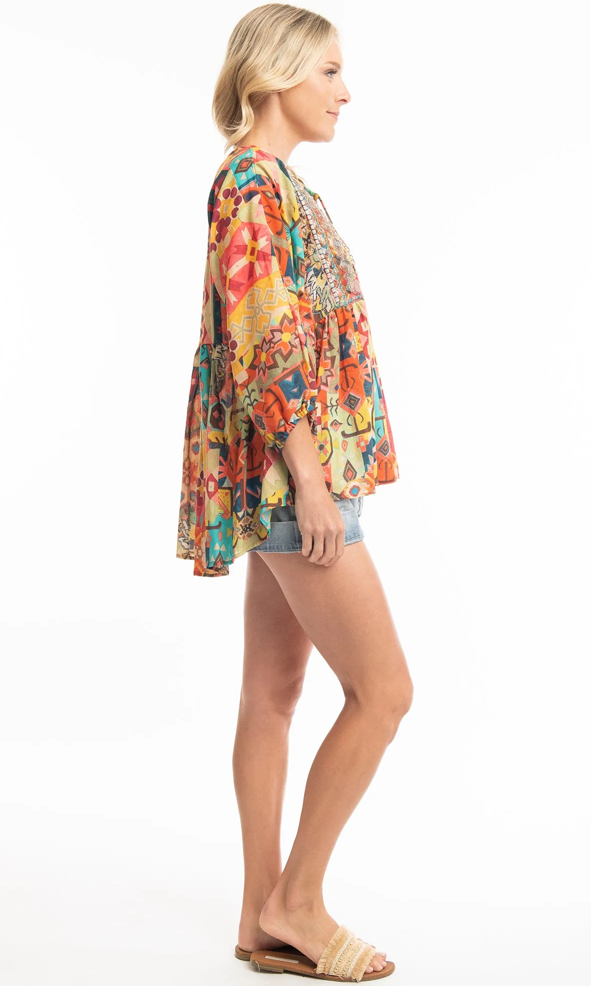 Rayon Top Boho Caroline