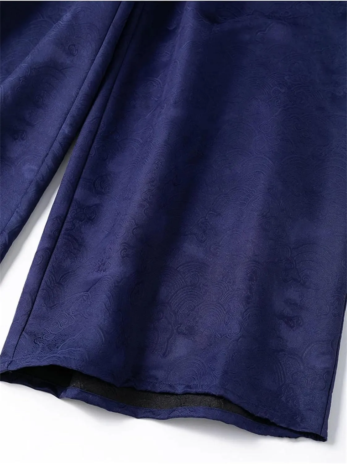 Womens Mulberry Silk Wide Leg Pants Vintage High Waist Straight Trousers Loose Casual Flowy Long Pant